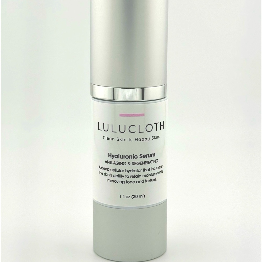 LULUCLOTH Hyaluronic Serum. Perricone MD quality serum. Made in Newport Beach.